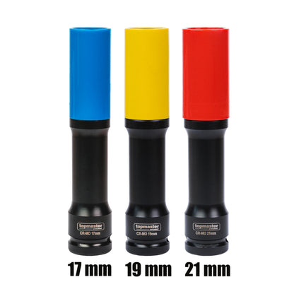 Top Master Pro Set 3 tubulare adanci de impact ½" x 17 19 21mm protectie prezoane