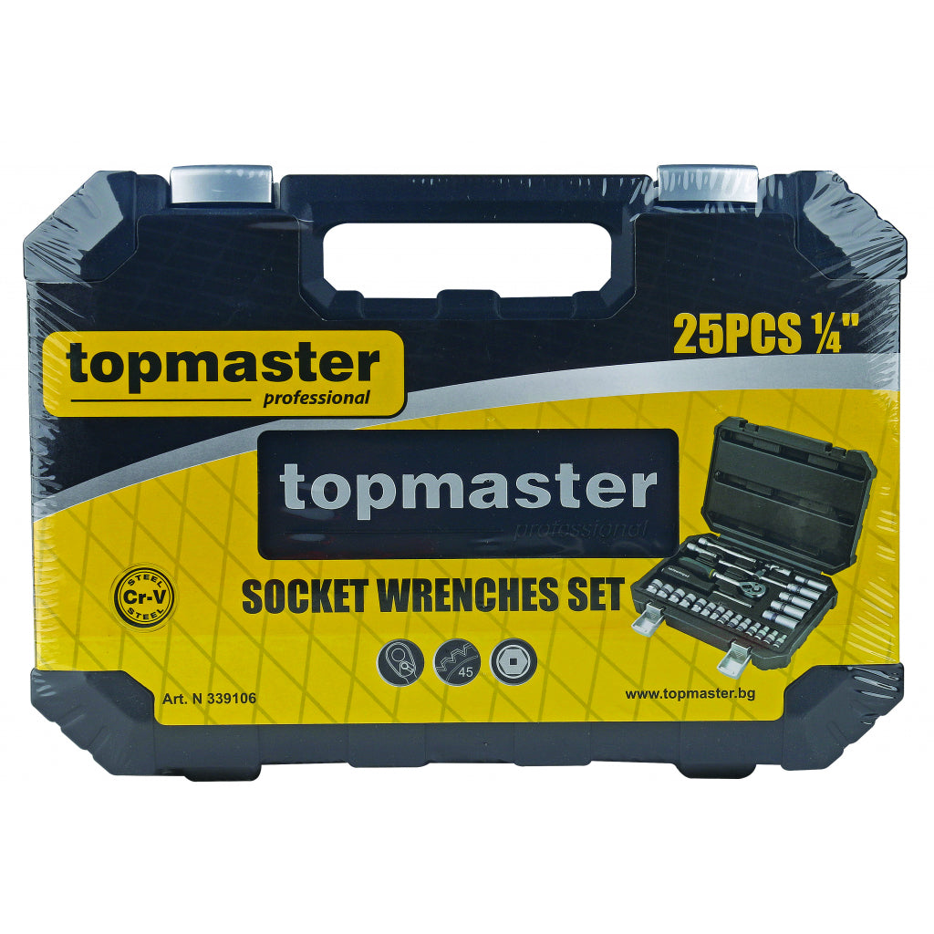 Top Master Pro Set 25 tubulare ¼ TMP
