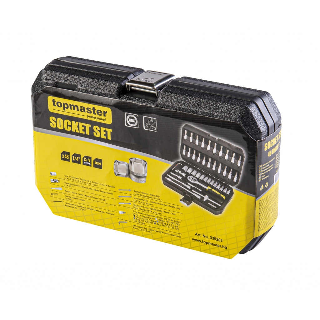Top Master Pro Set 46 tubulare ¼ CRV 1 gen TMP