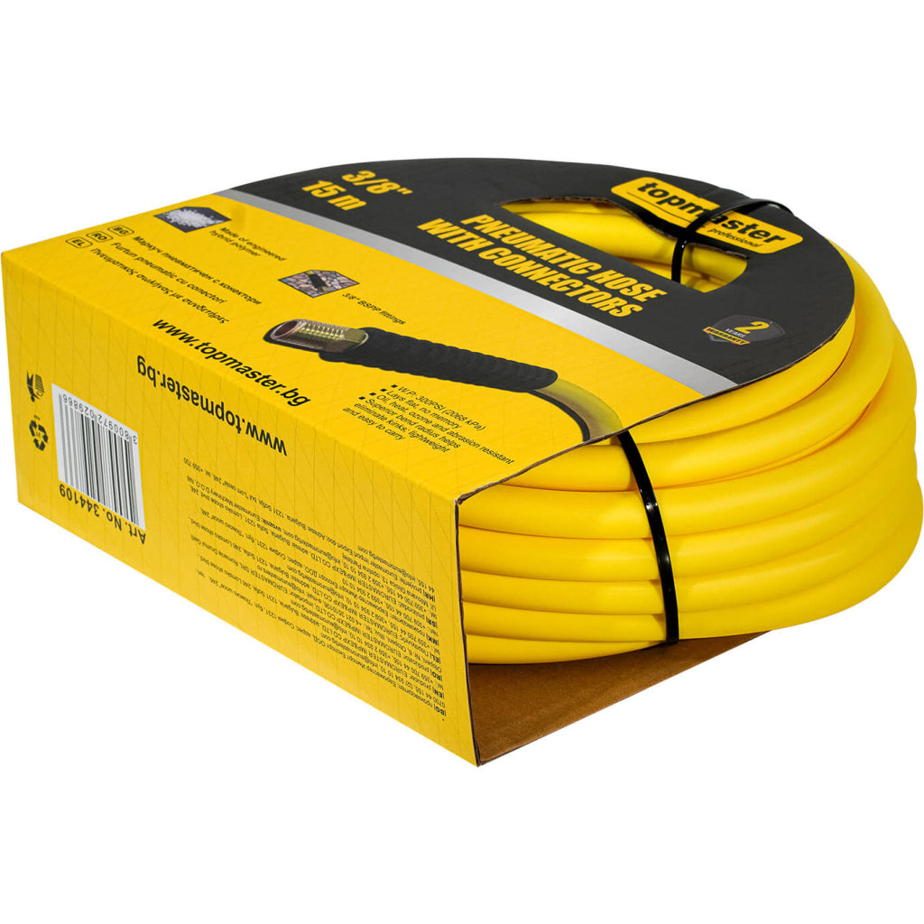 Top Master Pro Furtun aer comprimat ø14x⅜" 15m filet exterior 20bari TMP