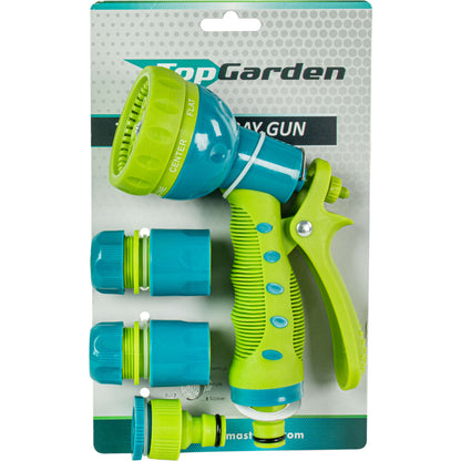 Top Garden Set pistol pentru stropit ½" 7 duze plastic 3 accesorii TG
