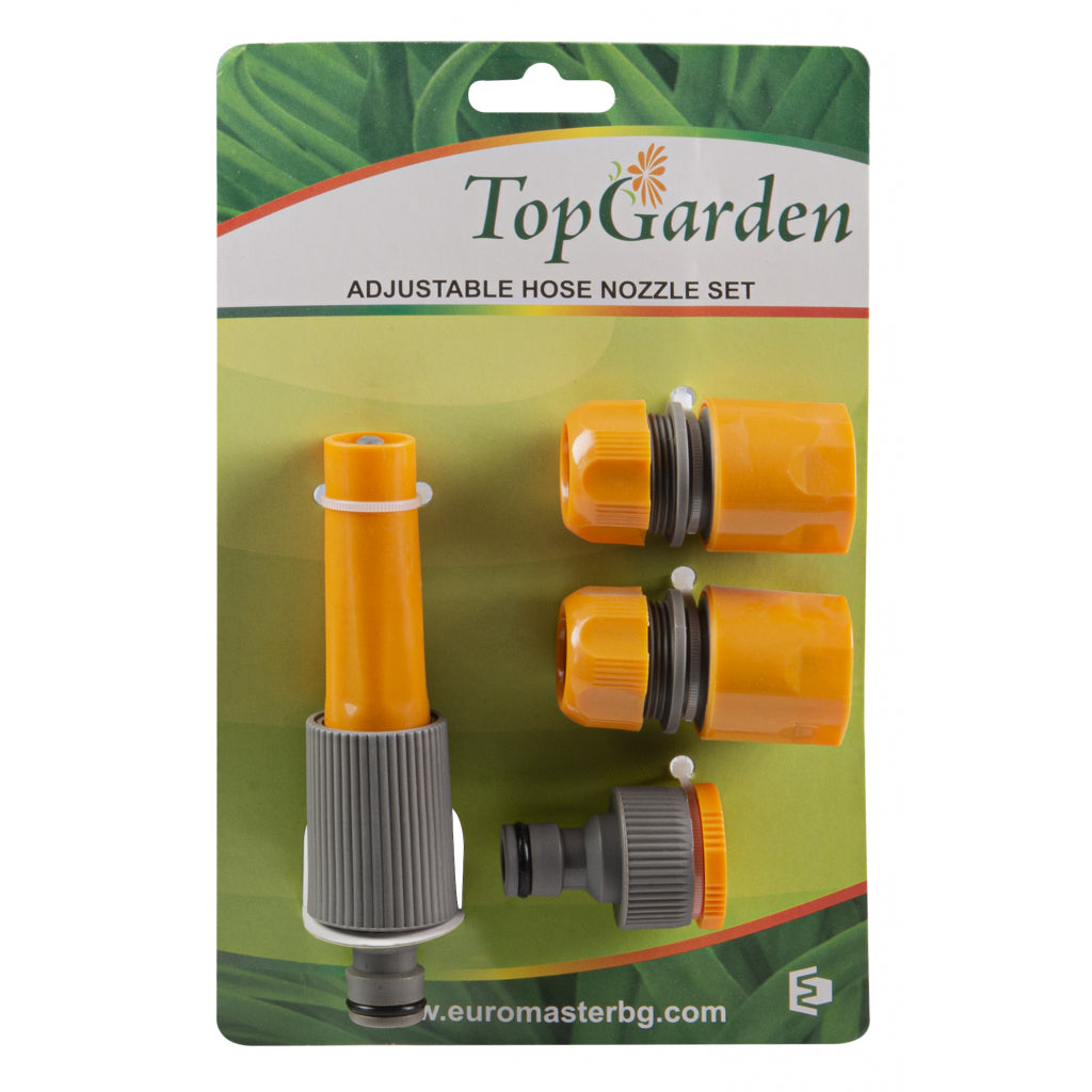Top Garden Set pistol pentru stropit ½" reglaj 3 accesorii plastic TG