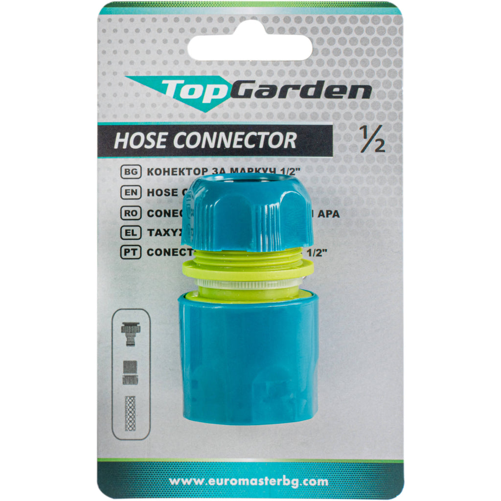 Top Garden Mufa conectoare furtun plastic ½” TG