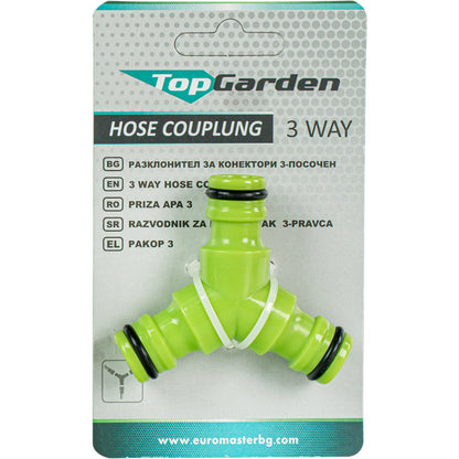 Top Garden Niplu furtun cu 3 cai ½" plastic TG