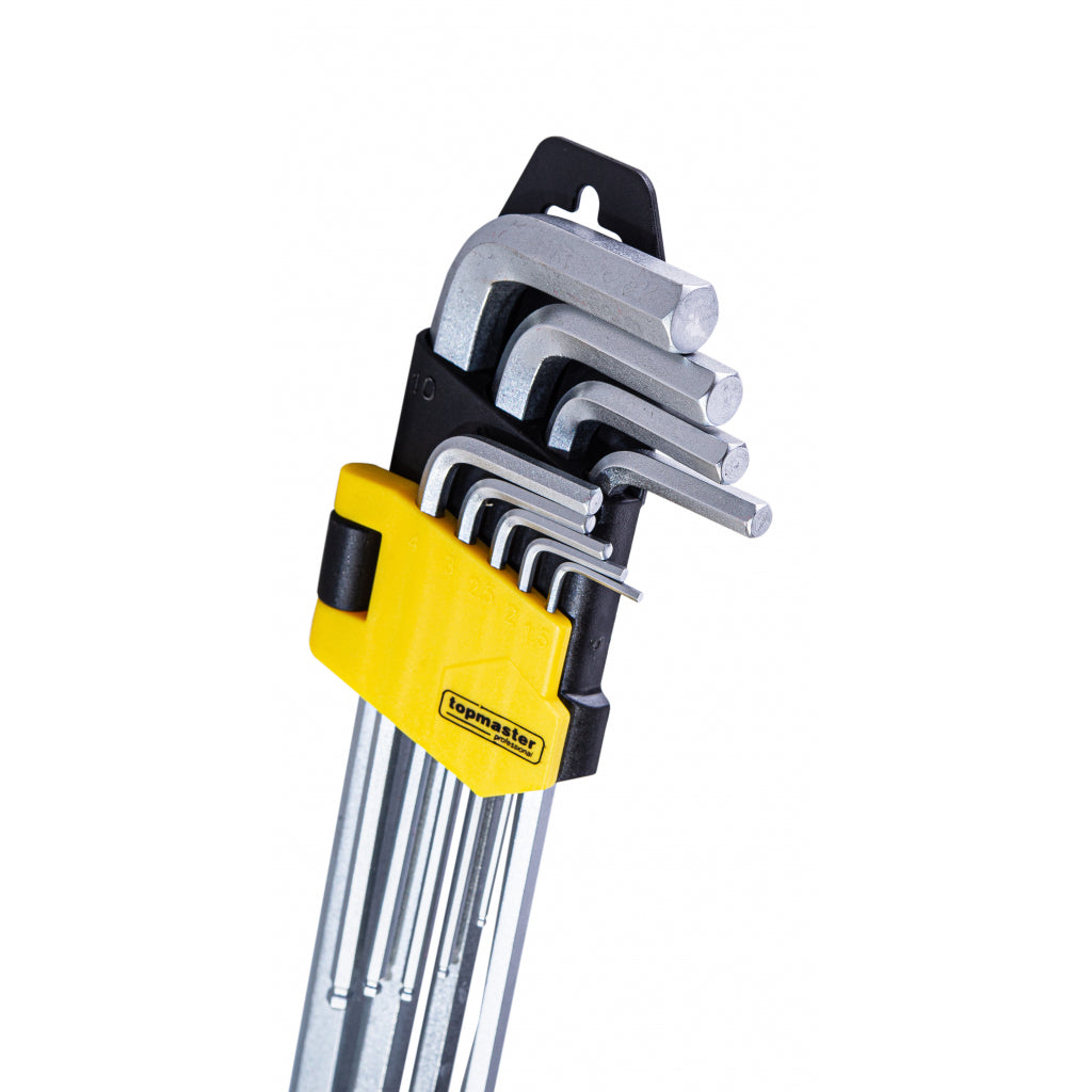 Top Master Pro Set 9 chei imbus HEX 1.5-10 80-207mm cu bila CRV TMP