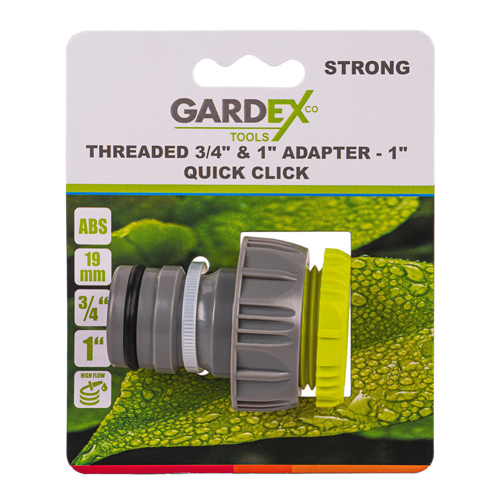 Gardex Adaptor robinet ¾" si 1" filet interior si 1" STRONG GX