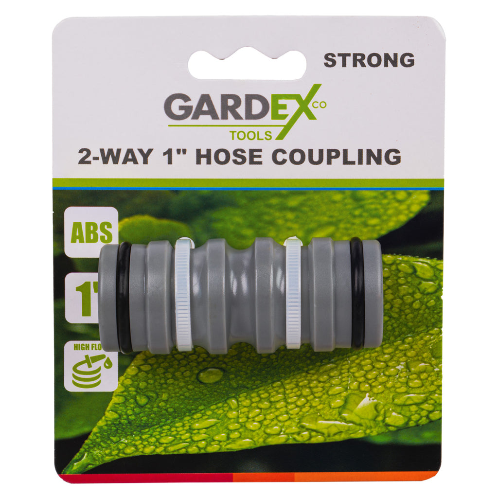 Gardex Niplu furtun cu 2 cai 1" plastic STRONG GX