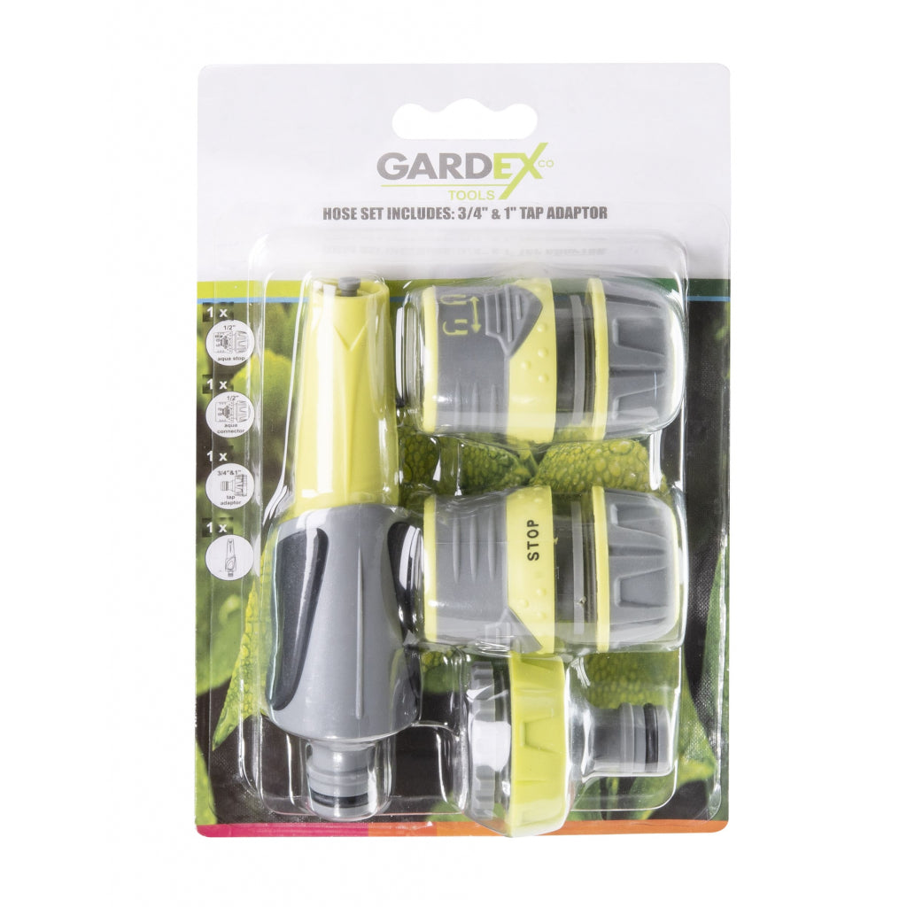 Gardex Set pistol pentru stropit ½" reglaj 3 accesorii LUXE GX