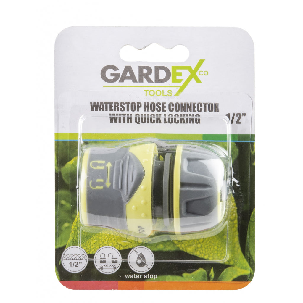 Gardex Mufa conectoare furtun plastic blocare LUXE ½” TG