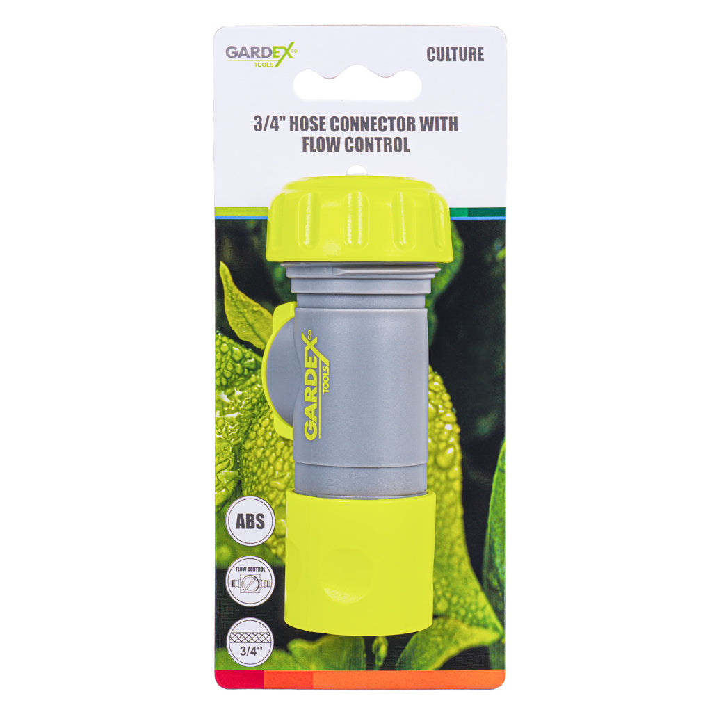 Gardex Mufa conectoare furtun ¾" cu control al debitului CULTURE