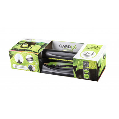 Gardex Aspersor oscilant 3 in 1 cu control debit GX