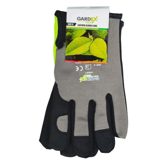 Gardex Manusi de gradina piele sintetica si spandex 9 LUXE GX