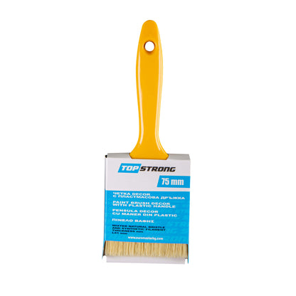 Top Strong Pensula DECOR cu maner din plastic 75mm TS