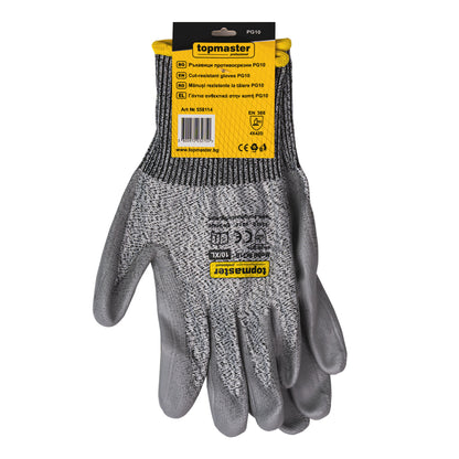Top Master Pro Manusi rezistente la taiere M10 gri TMP-PG10