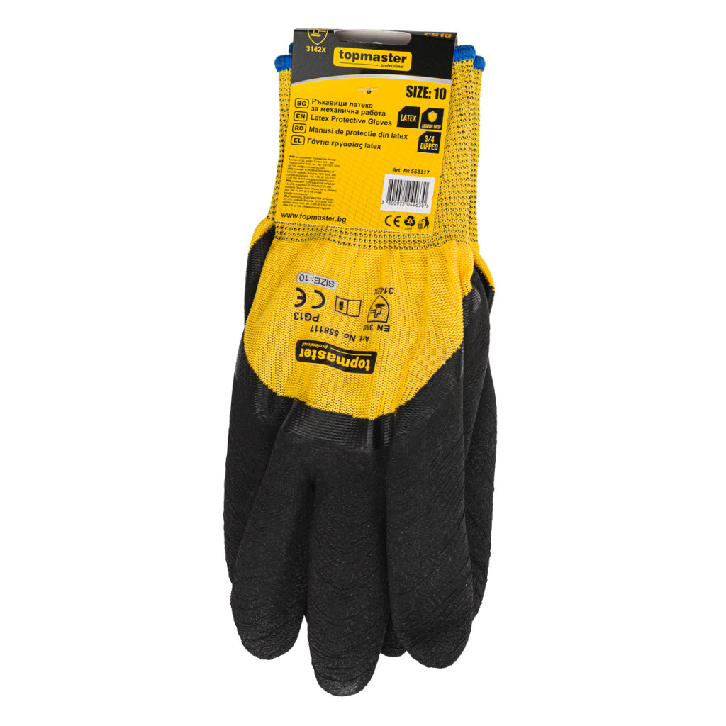 Top Master Pro Manusi de lucru rez. la apa din latex M10 AQUA GRIP PG14 TMP