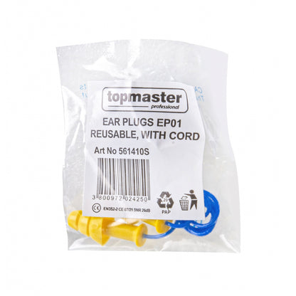 Top Master Pro Set 50 dopuri antifon cu snur TMP-EP01