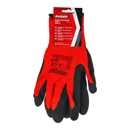 Raider Manusi de lucru din latex 13G M10 RD