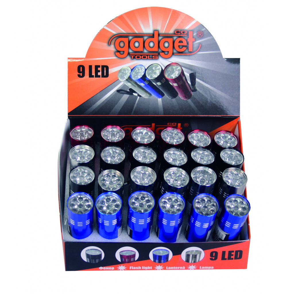 Gadget Lanterna cu 9 LED-uri GD