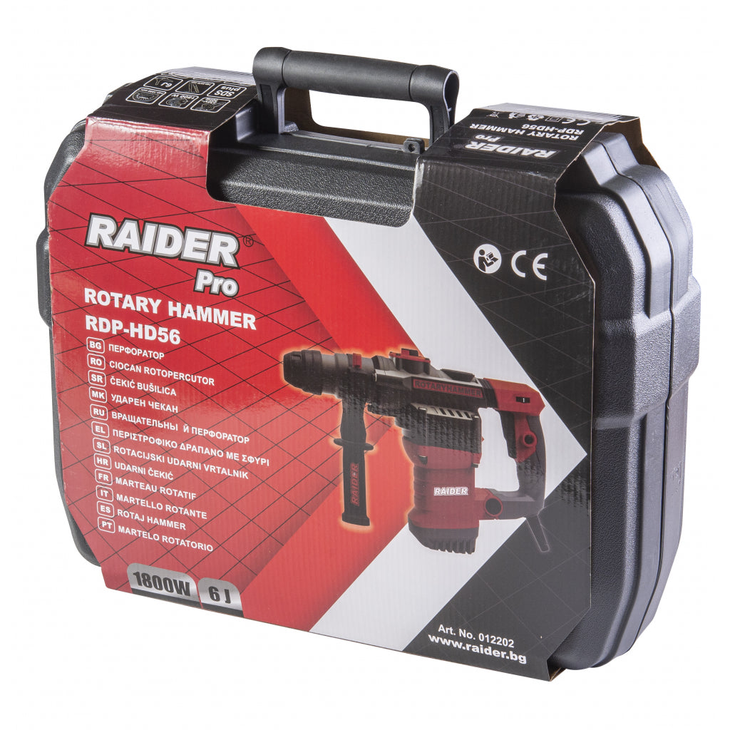 Raider Pro Ciocan rotopercutor 1800W 6J MV SDS RDP-HD56