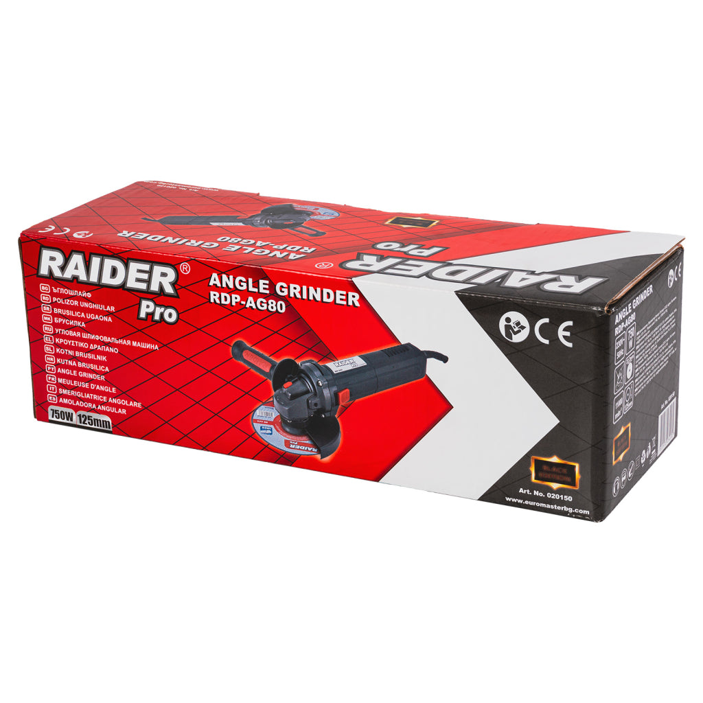 Raider Pro Polizor unghiular 125mm 750W RDP-AG80 BE