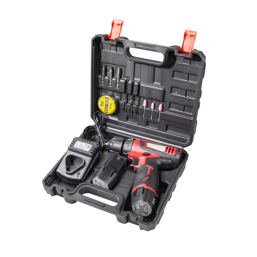 Raider Masina de gaurit si insurubat 12V 2x1.5Ah 20Nm RD-CDL09L