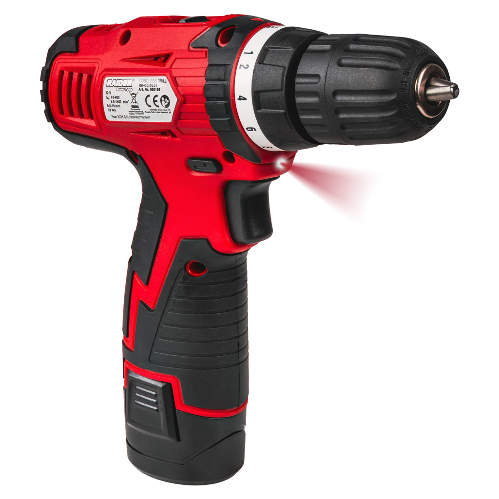 Raider Set bormasina + surubelnita cu impact 12V 2x1.5Ah RD-CDIDL01