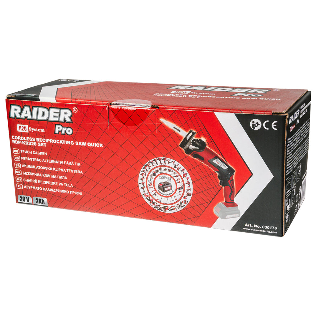 Raider R20 Fierastrau sabie prindere rapida SOLO RDP-KRS20