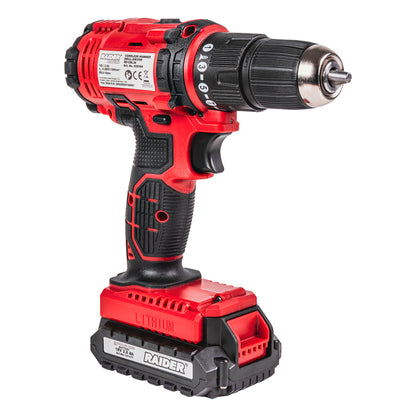Raider Masina de gaurit cu percutie 18V 2x2Ah 30Nm RD-CDL38