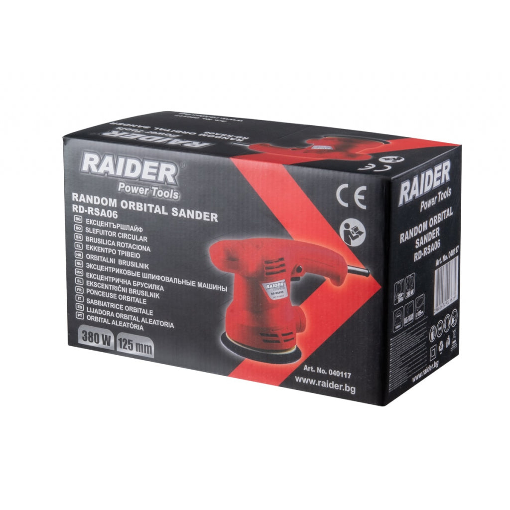 Raider Slefuitor orbital 380W 125mm RD-RSA06