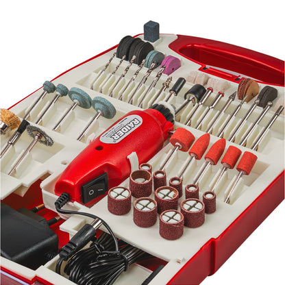 Raider Set mini polizor drept 230V si 12V DC 110 accesorii RD-MG14