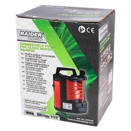 Raider Pompa cu plutitor inc 900W 1-¼" 7-9m 15000l/h 5mm RD-WP58