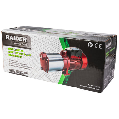 Raider Pompa multietajata orizontala 5T 1kW 1" 8-58m RD-MSWP86