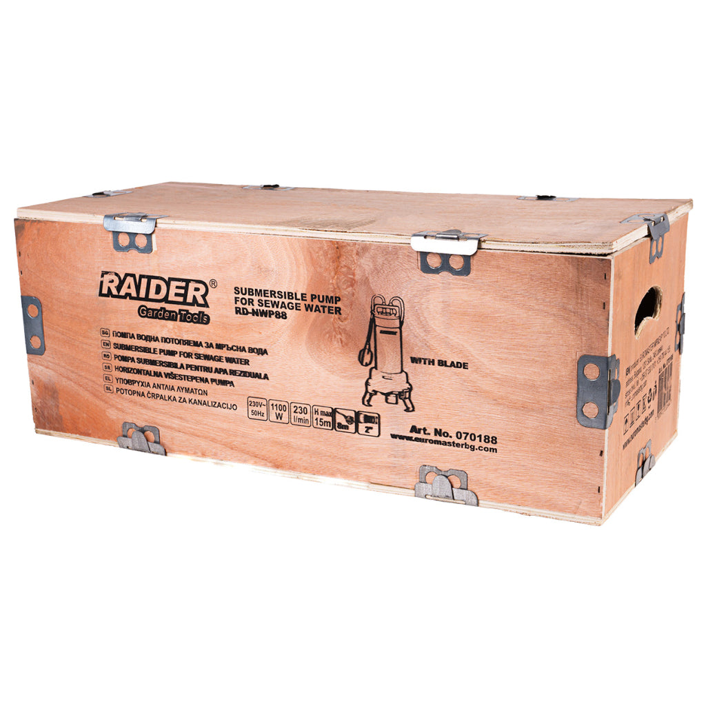 Raider Pompa cu plutitor 1100W 2" 7-15m 13800l/min borhot RD-NWP88