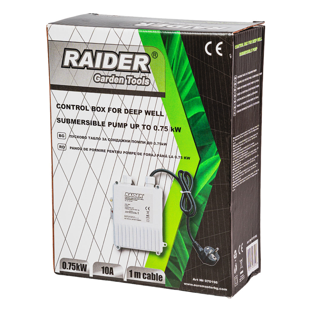 Raider Panou de comanda pentru pompa de adancime 0.75 kW RD