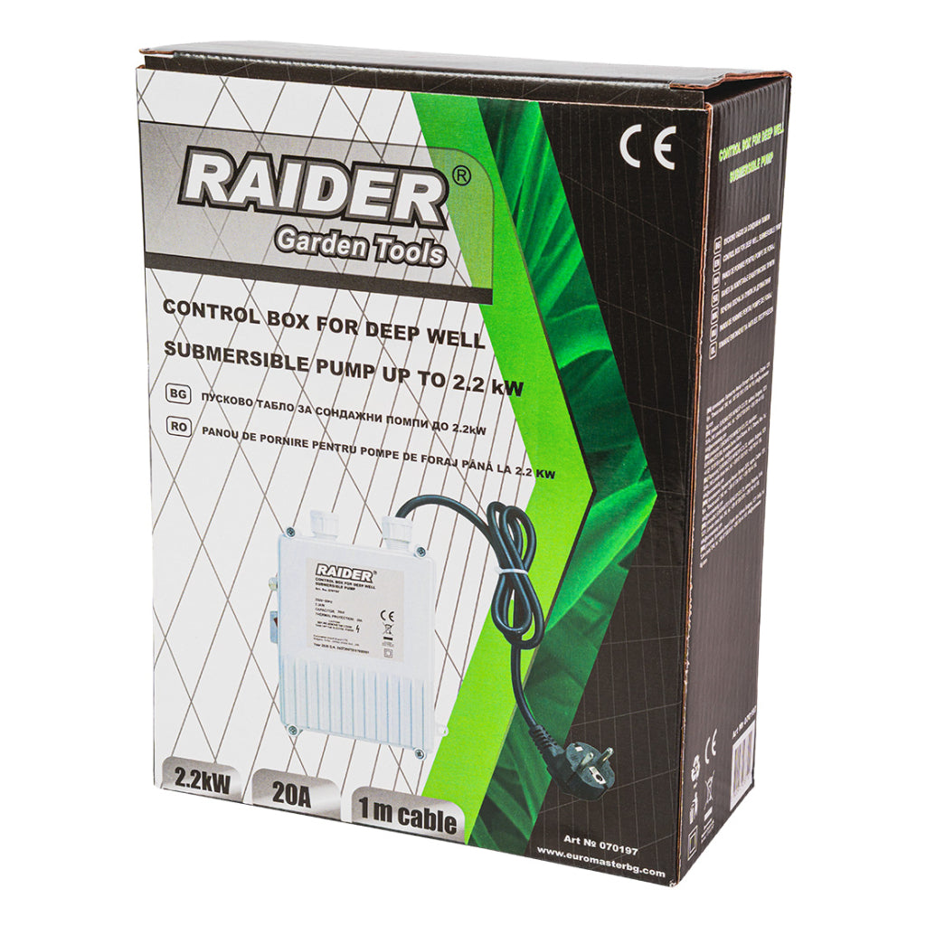 Raider Panou de comanda pentru pompa de adancime 2.2 kW RD