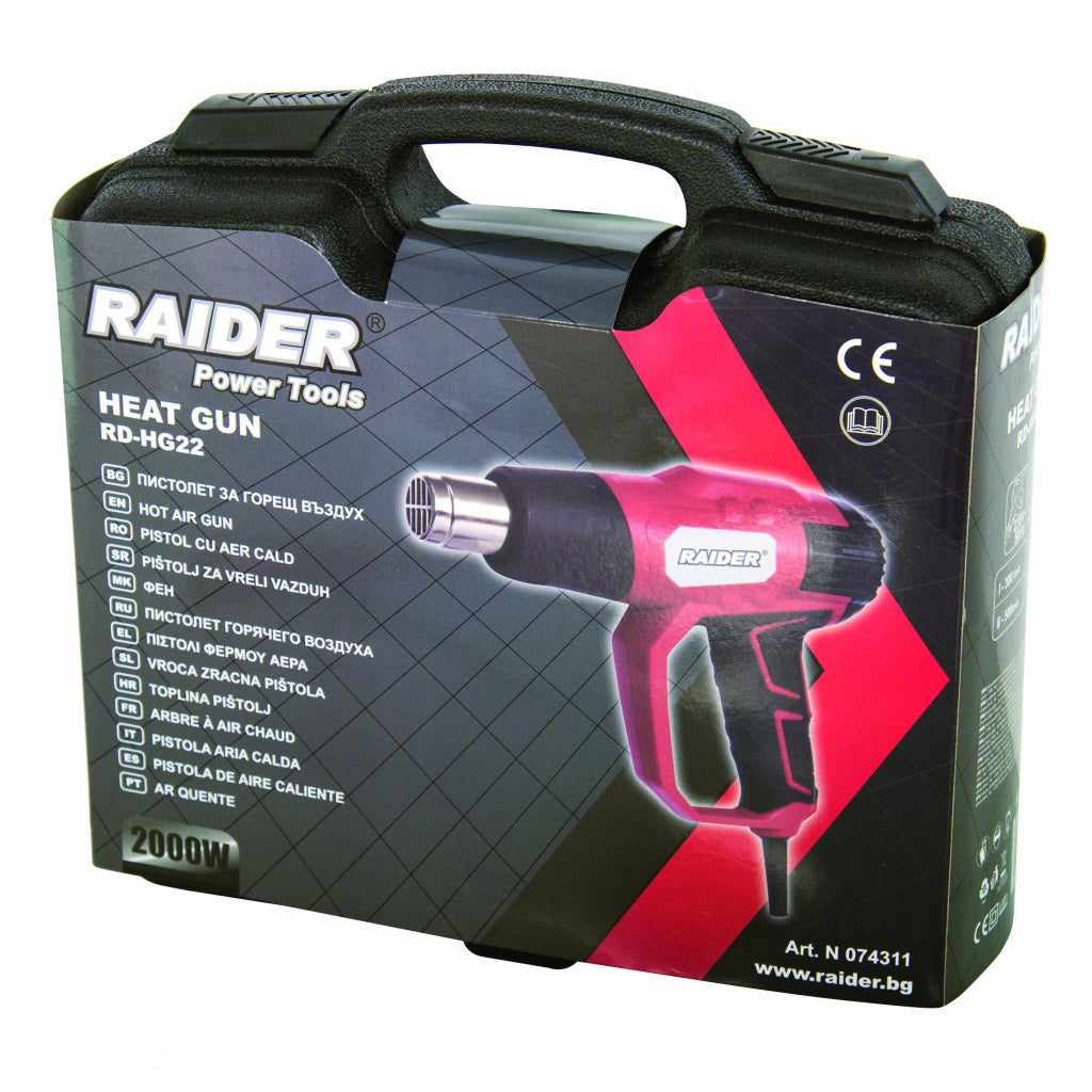 Raider Pistol aer cald 2000W 2 trepte RD-HG22