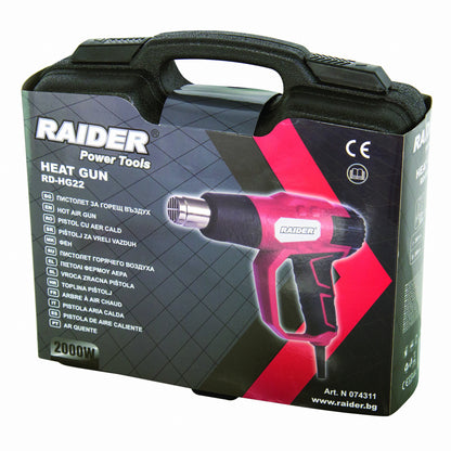 Raider Pistol aer cald 2000W 2 trepte RD-HG22