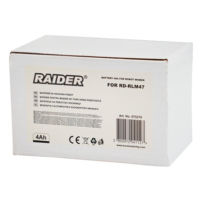 Raider Accessories Acumulator 4.0Ah pentru robot de tuns gazon RD-RLM47