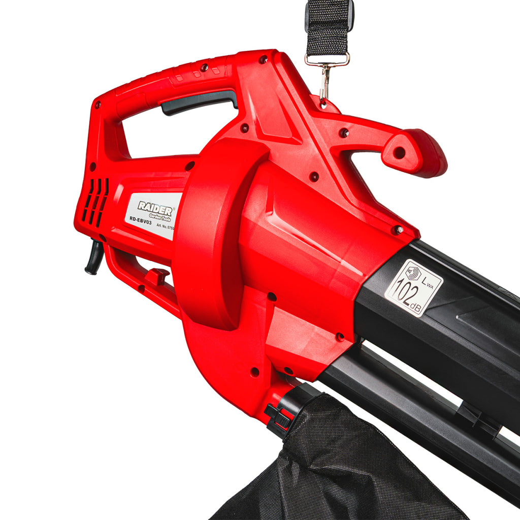 Raider Suflanta frunze cu aspirare si tocator 2600W RD-EBV03