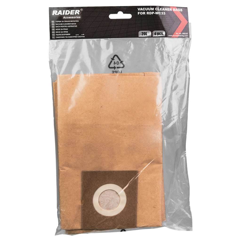 Raider Accessories Set 4 saci pentru aspirator WC33
