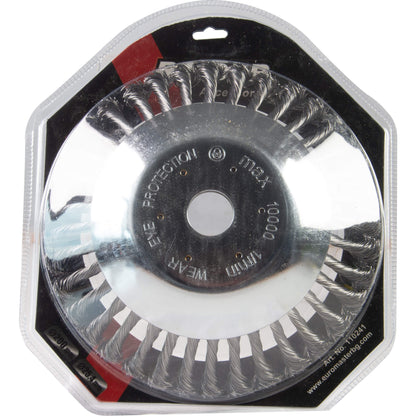 Raider Accessories Perie sarma pentru motocoasa ø200x25.4mm cu toroane