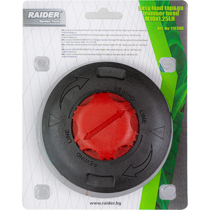 Raider Accessories Cap de motocoasa ø2.40mm x 10m M10 negru-rosu rapid 2