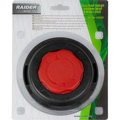 Raider Accessories Cap de motocoasa ø2.40mm x 10m M10 negru-rosu rapid 3