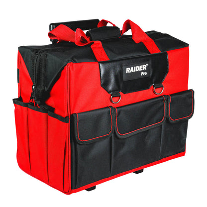 Raider Accessories Troler cu roti 20" textil cu buzunare pentru unelte RDP