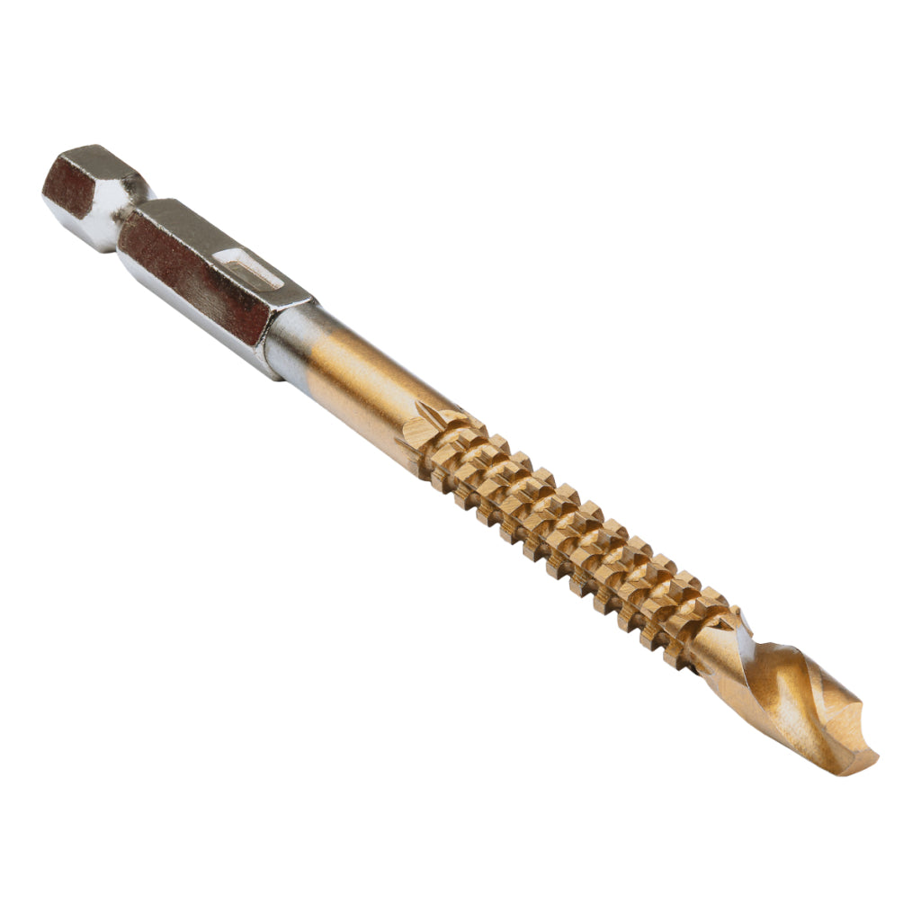 Raider Accessories Burghiu metal HSS+TIN 8.0mm cu freza decupat 1/4 HEX