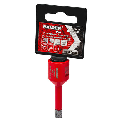 Raider Accessories Freza diamantata pentru frezare uscata M14 x 8mm