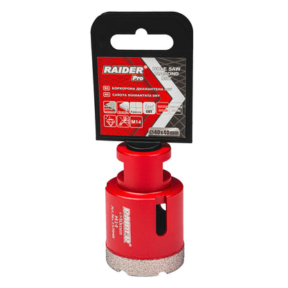 Raider Accessories Freza diamantata pentru frezare uscata M14 x 40mm