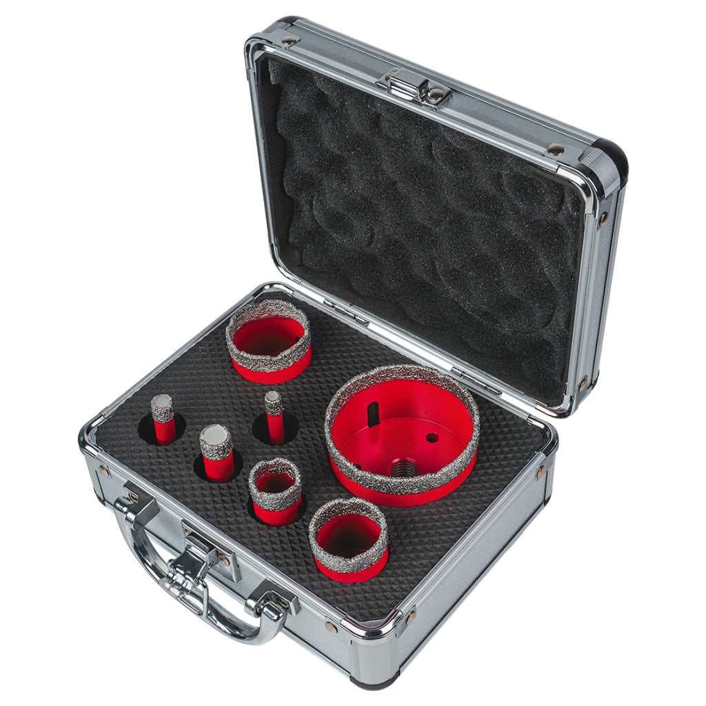 Raider Accessories Set de carote diamantate dry M14 ø8-68mm AL Case