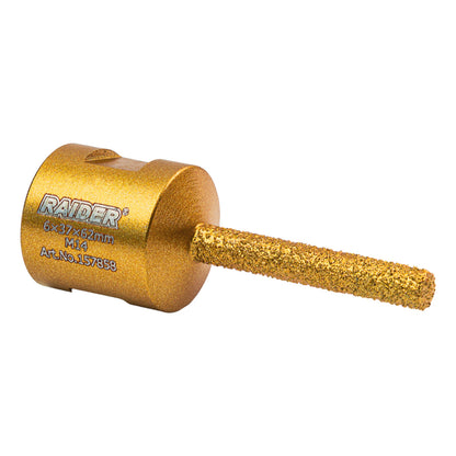 Raider Accessories Freza diamantata tip bit pentru gaurit ceramica M14 ø6x37x62mm