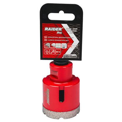 Raider Accessories Freza diamantata pentru frezare uscata M14 x 45mm